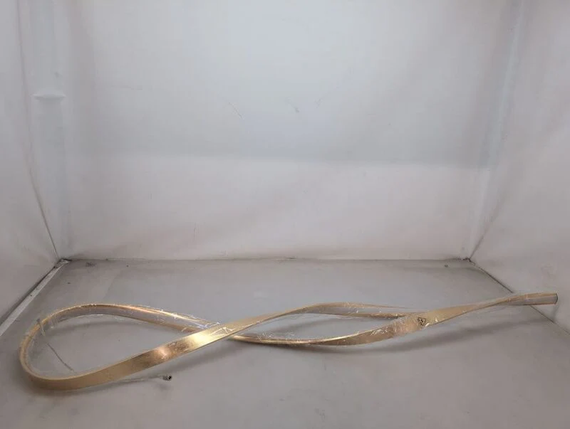 B-Ware Paul Neuhaus Stehleuchte Linda LED dimmbar gold Metall 140cm Leuchte Lampe