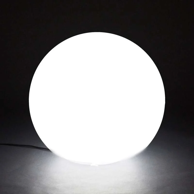 B-Ware Newgarden Gartenleuchte Buly LED Kugelleuchte Ø80cm weiß IP65 3W 260Lumen