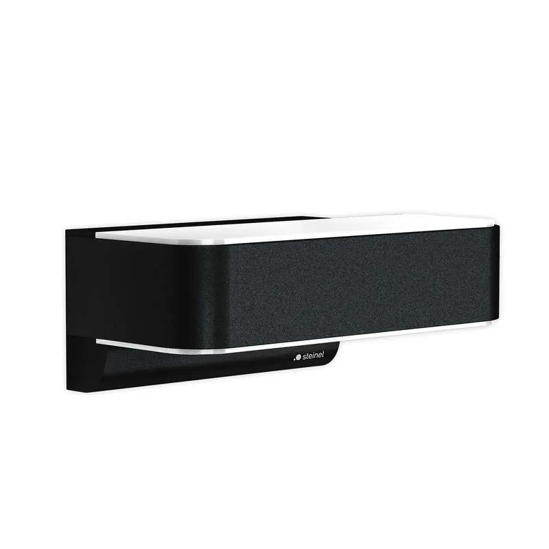 B-Ware STEINEL Außenwandleuchte LED Wandleuchte L 810 S mit Bewegungsmelder schwarz