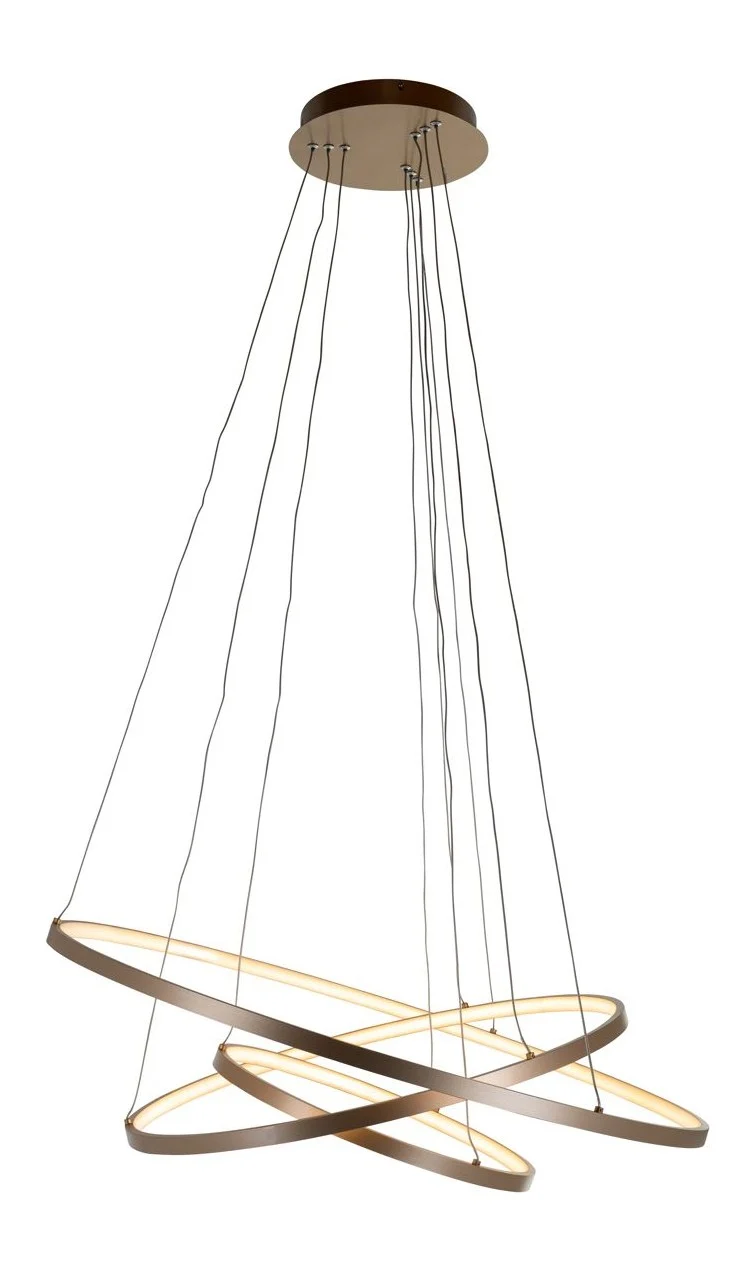 Pendelleuchte Amira gold – Design-Hängeleuchte für Flur & Esstisch