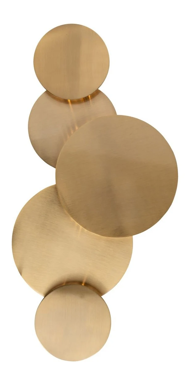 Wandlampe Collin Brushed Gold – dimmbare LED-Wandleuchte