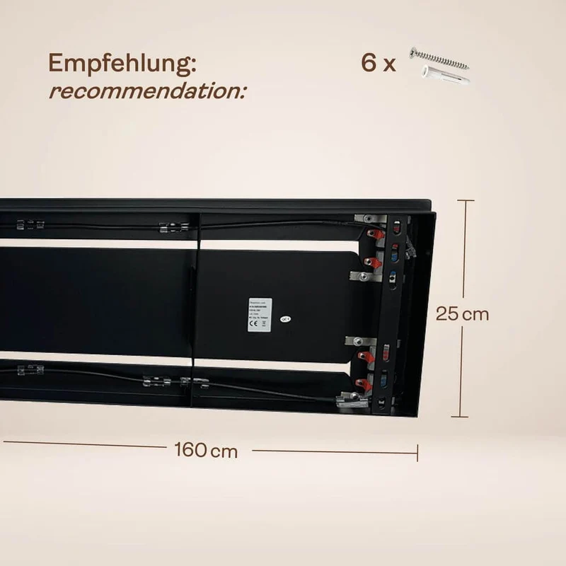 s.luce Velo Esstischlampe 8-flammig 160cm 2-reihig Ø 18cm