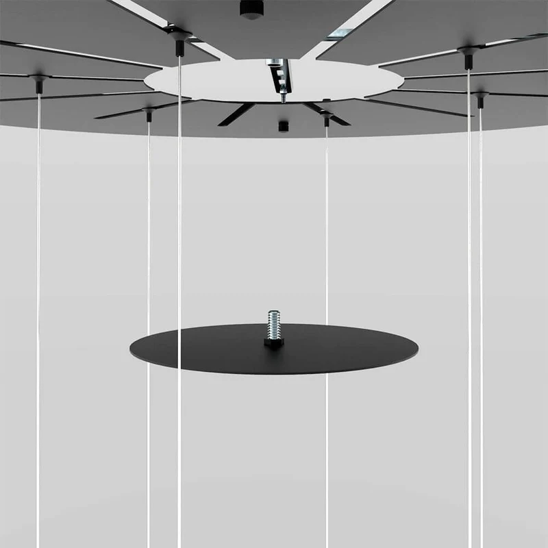 s.luce Velo Galerie-Pendelleuchte 20-flammig Ø 120cm Ø 18cm