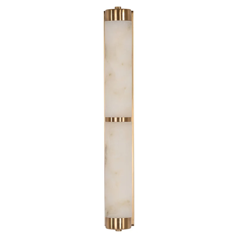 Wandlampe Lycke Gold – Wandleuchte aus Eisen und Alabaster