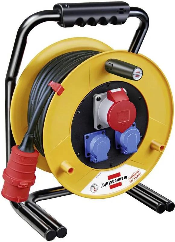 B-Ware Brennenstuhl 1316200 Kabeltrommel 40 M Schwarz Cee Stecker 16 A 5polig854