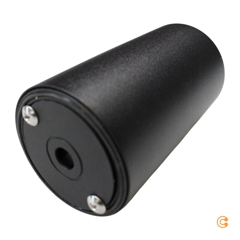 2x B-Ware Dekolight Deckenaufbauleuchte CAN dimmbar GU10 7,5W schwarz Aluminium 105mm