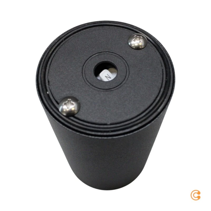 2x B-Ware Dekolight Deckenaufbauleuchte CAN dimmbar GU10 7,5W schwarz Aluminium 105mm