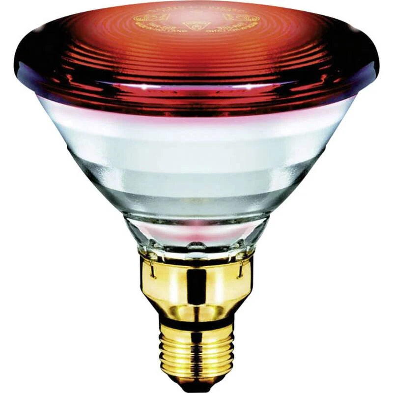 B-Ware Philips Infrarotlampe E27 150W Heizgerät Wärmebehandlung Dimmbar klar 230V