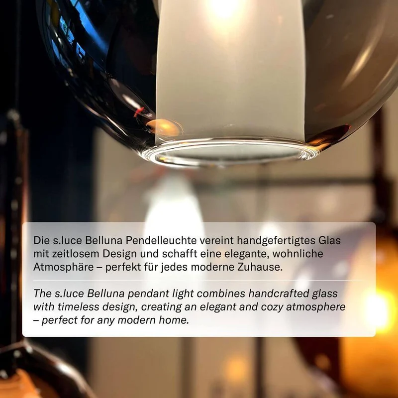 s.luce Belluna Esstisch-Hängeleuchte 8-flammig 200cm