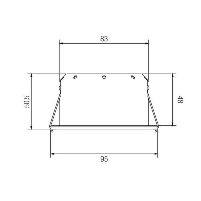 Brumberg LED Decken-Einbaustrahler Indiwo83 Chrom dim2warm