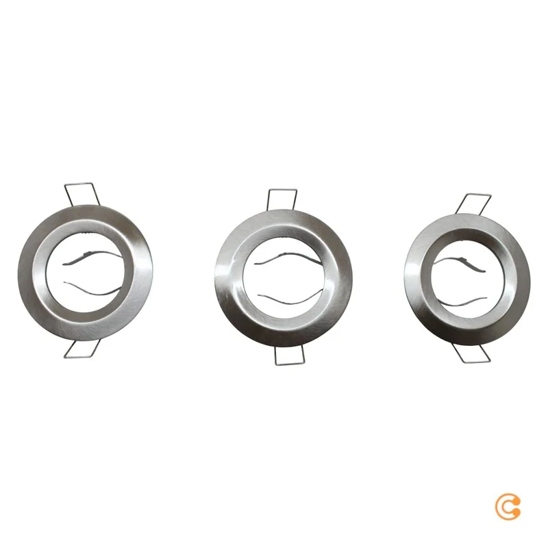 B-Ware Paulmann Einbauspot Deckenspot LED Nova Coin dimmbar stahl Aluminium 3er-Set408