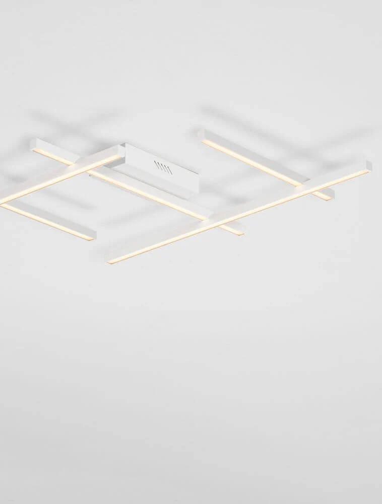 Pace LED Deckenleuchte 80cm 5-flammig 3000K Weiß