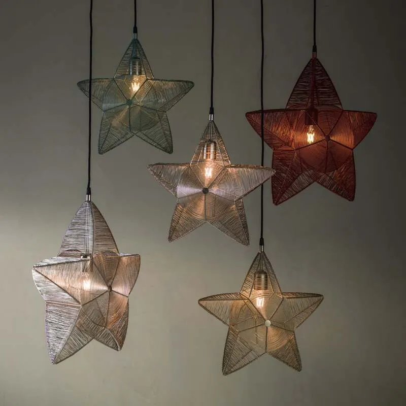 B-Ware PR Home Dekostern Rigel Hängelampe Lampe Licht Metall creme Ø50cm 1x25W E27 IP20