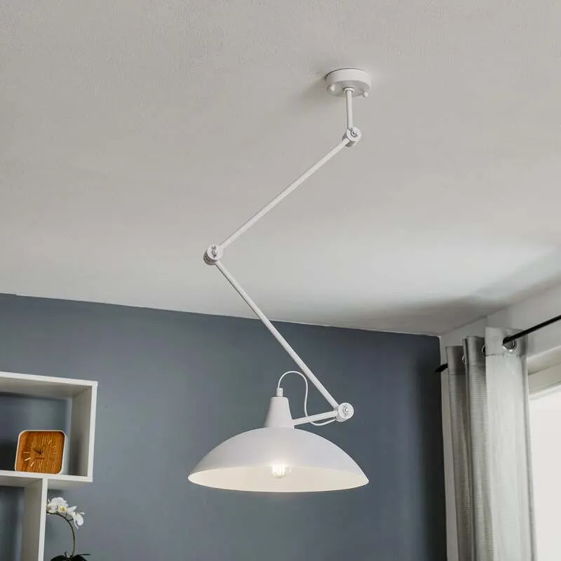 B-Ware Euluna Deckenlampe 808 Deckenlampe Lampe Leuchte verstellbar 1-flammig weiß