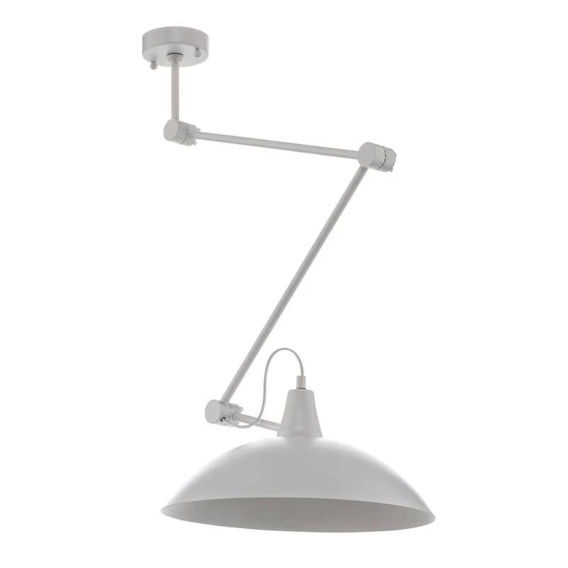 B-Ware Euluna Deckenlampe 808 Deckenlampe Lampe Leuchte verstellbar 1-flammig weiß