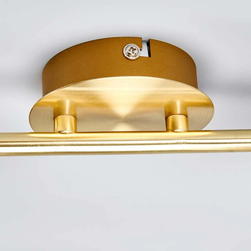 B-Ware Lindby Deckenleuchte Deckenlampe Elaina messing Glas E14 Opalglas 6 flammig736