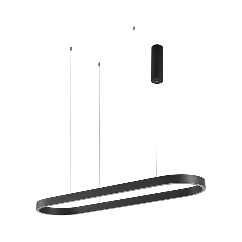 B-Ware Lucande Smart LED Hängeleuchte Pendelleuchte Melinay schwarz CCT Tuya
