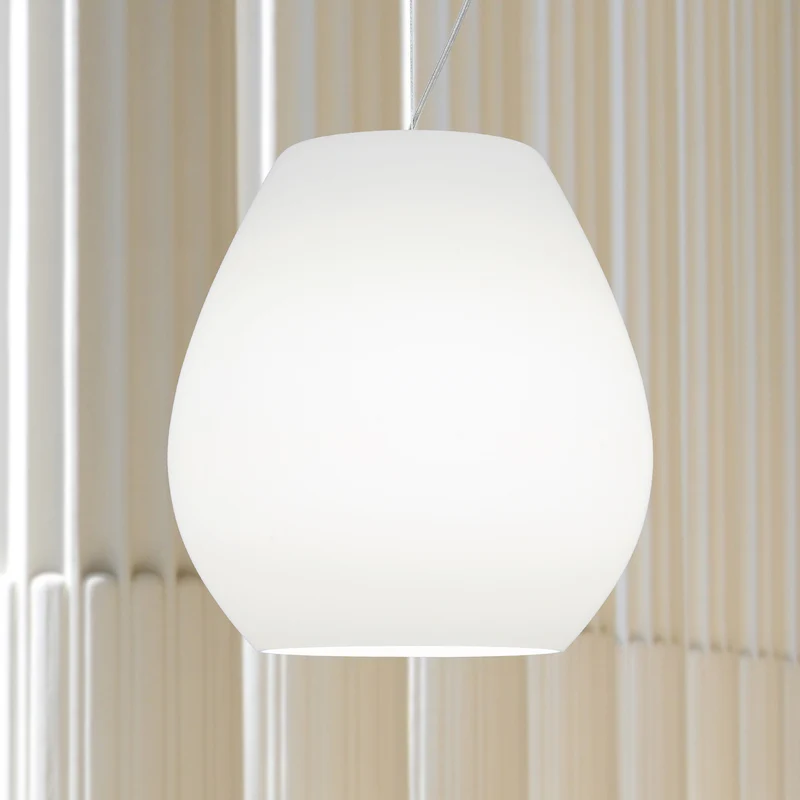 B-Ware Casablanca Hängeleuchte Pendelleuchte Bagan LED dimmbar weiß matt Ø26cm 100W