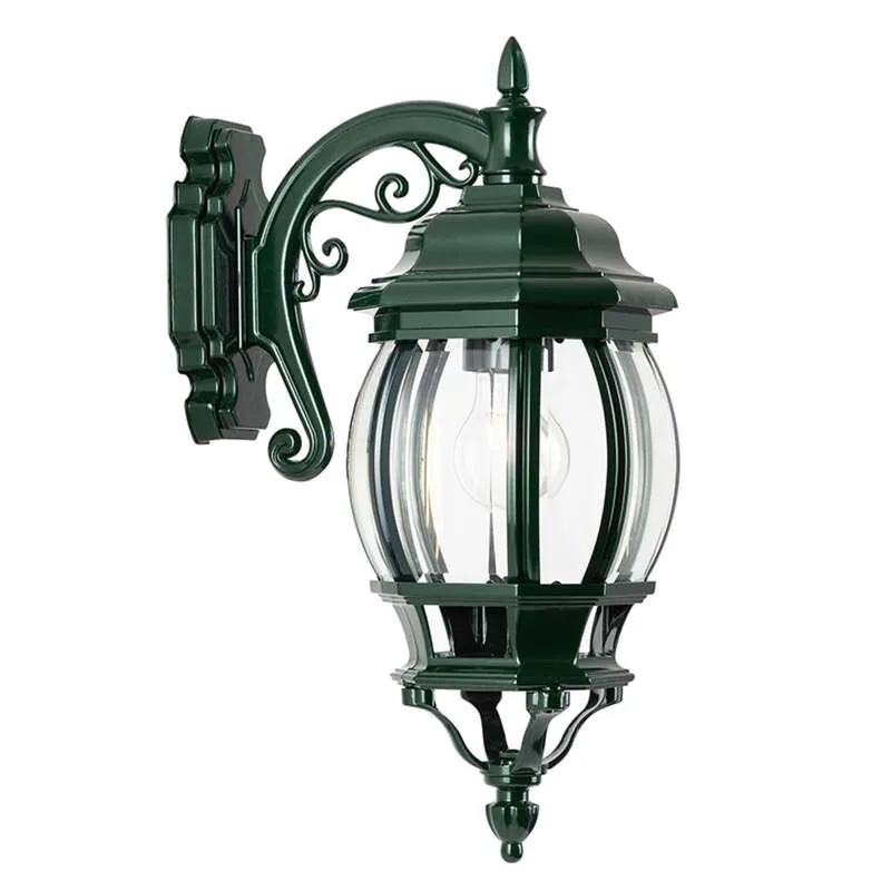 B-Ware KS Verlichting Außenwandleuchte Andrew Gartenleuchte dimmbar grün IP33 45cm