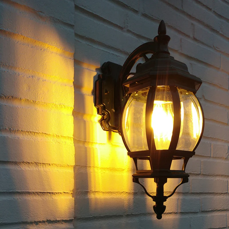 B-Ware KS Verlichting Außenwandleuchte Andrew Gartenleuchte dimmbar grün IP33 45cm
