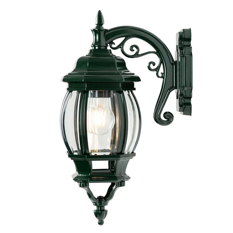 B-Ware KS Verlichting Außenwandleuchte Andrew Gartenleuchte dimmbar grün IP33 45cm