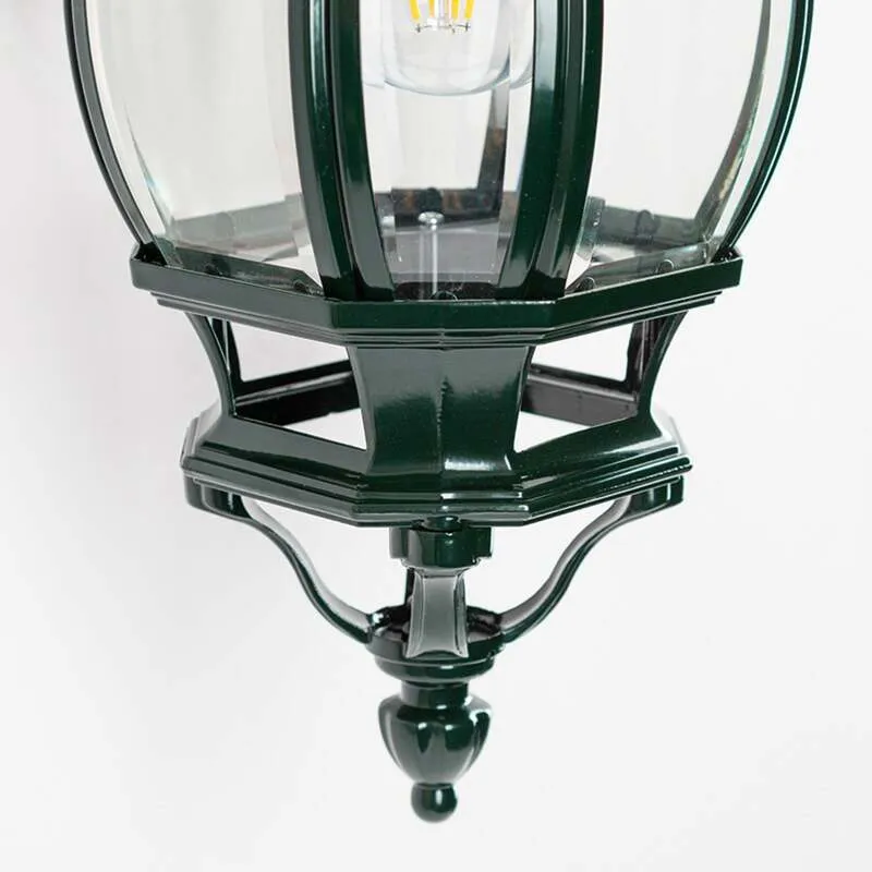 B-Ware KS Verlichting Außenwandleuchte Andrew Gartenleuchte dimmbar grün IP33 45cm
