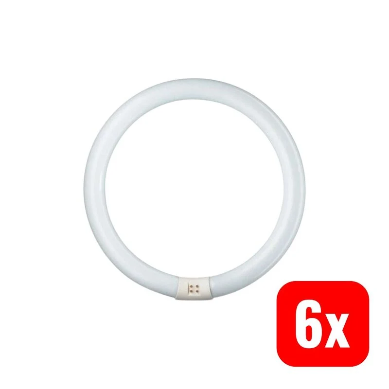 6x B-Ware Philips Röhrenlampe Leuchtstoffring G10q 40W 830 dimmbar warmweiß Ø40,64cm