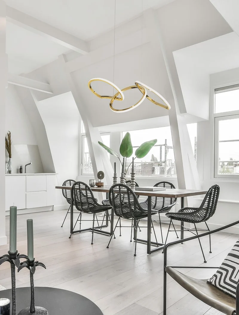 B-Ware Nova Luce Pendelleuchte Hängeleuchte LED Gold GIRISH Warmweiß dimmbar 41 W Lampe