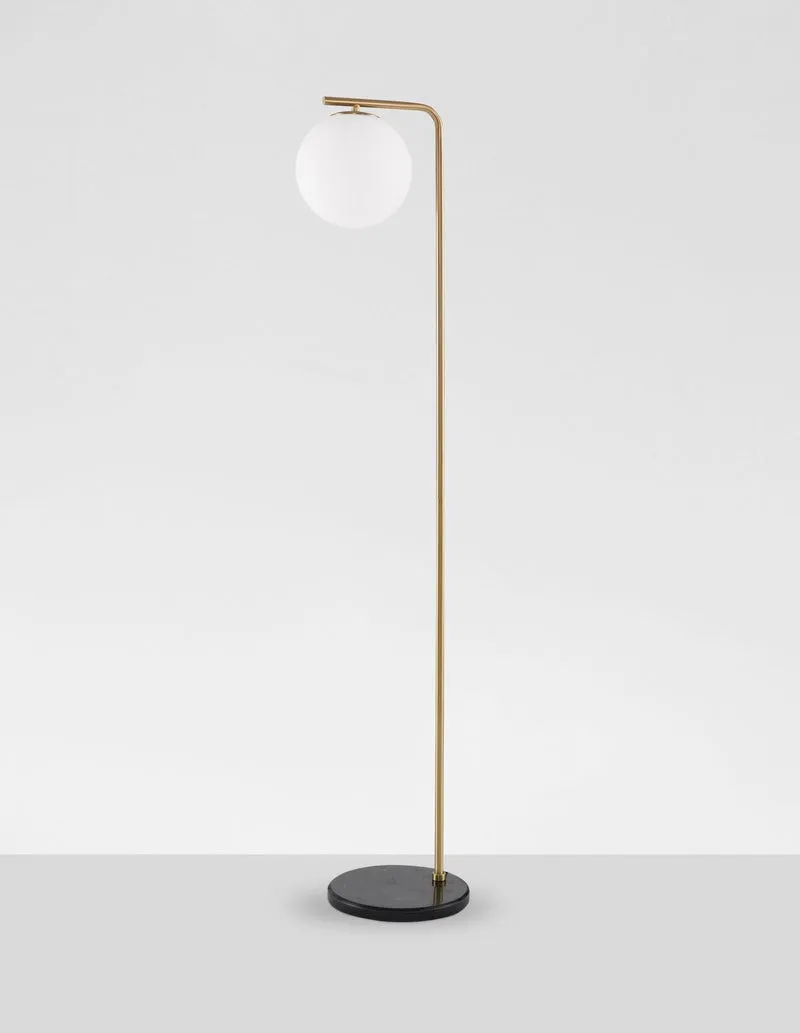 B-Ware Nova Luce Stehlampe Standleuchte ALVAREZ E27 LED Gold Wohnzimmer Beleuchtung306