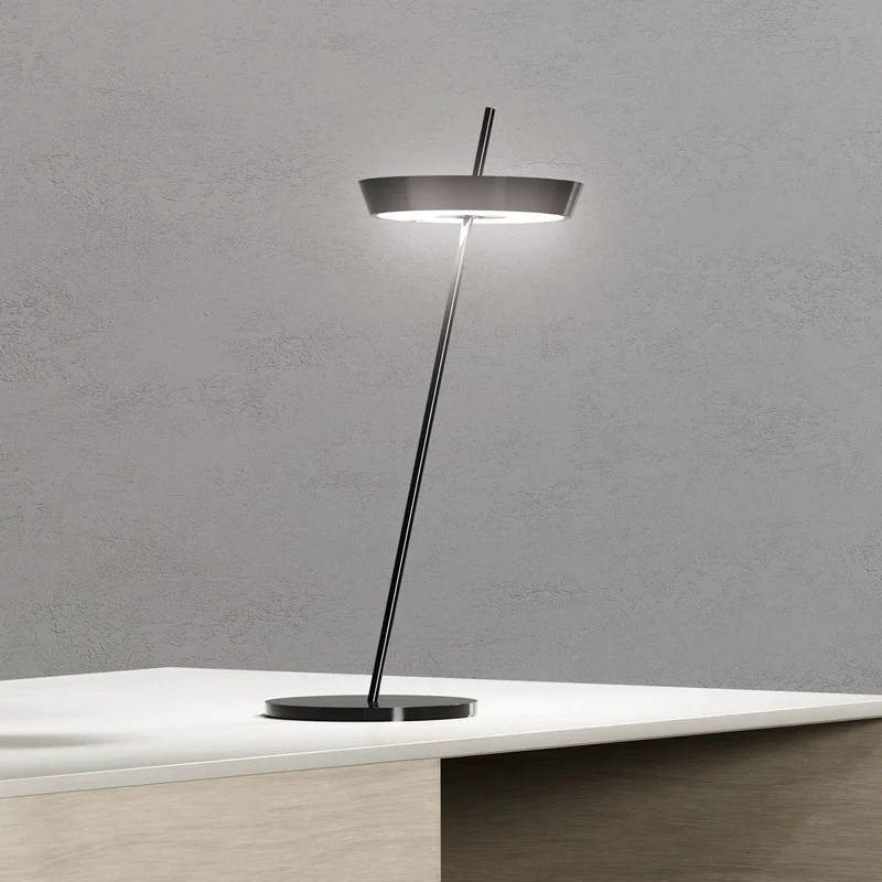 B-Ware Sigor Tischlampe Tischleuchte LED Akku Mahina schwarz Aluminium dimmbar CCT 36cm