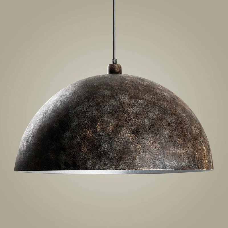 B-Ware Opviq Hängeleuchte Pendelleuchte Lampe altmessing Metall Ø 60 cm E27 dimmbar270