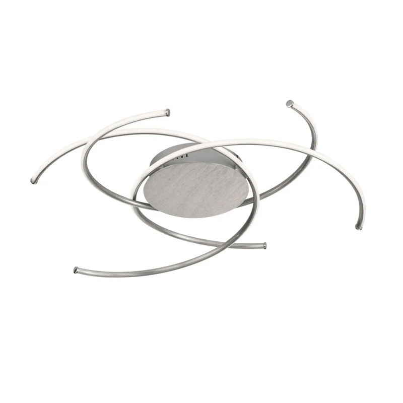 B-Ware WOFI LED Deckenlampe JULS Deckenlampe Lampe LED 1-flammig 71 cm alufarbig