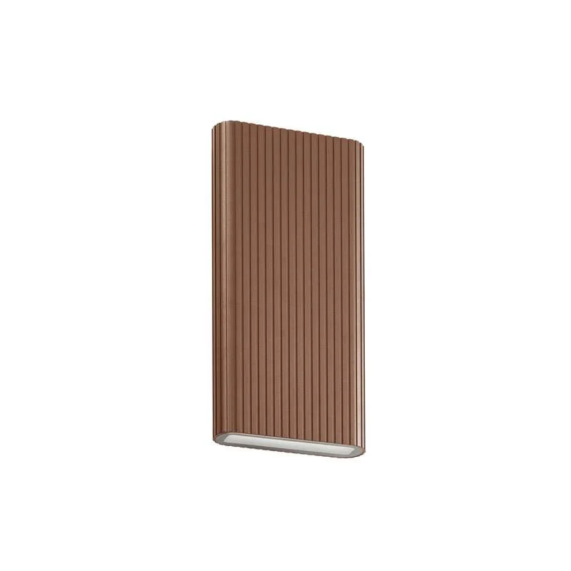B-Ware Lucande Außenwandleuchte LED Gartenleuchte Raija dimmbar dunkelbraun 40cm IP54