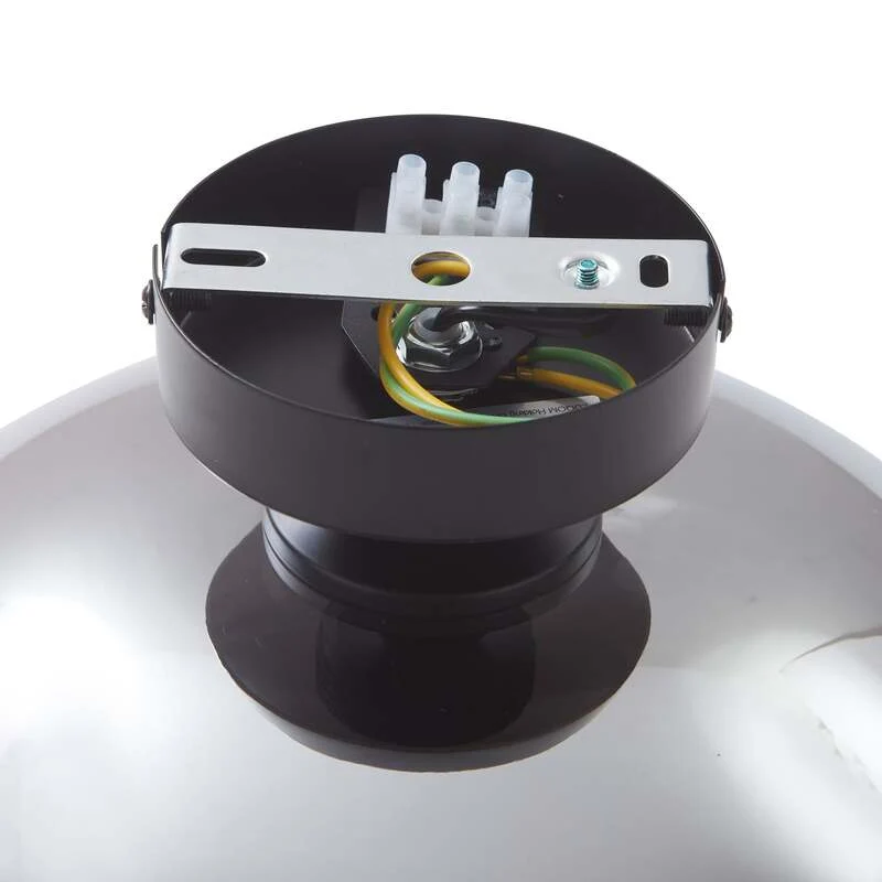 B-Ware Lindby Deckenleuchte Zehra LED Lampe Leuchte dimmbar schwarz rauchgrau Ø28cm