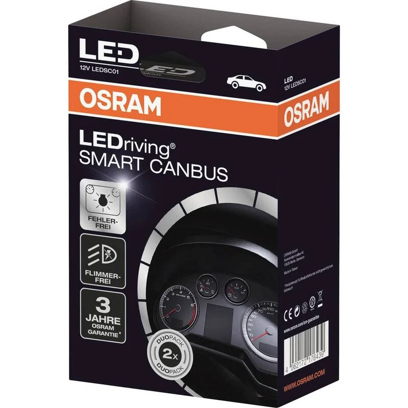 B-Ware Osram Automotive Kfz Lampenfassung LEDSC01 Canbus Lastwiderstand Abblendlicht