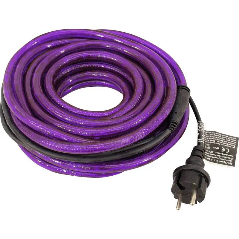 B-Ware Eurolite Lichtschlauch 9m Violett LED Dekoleuchte Innen Außen IP44 324