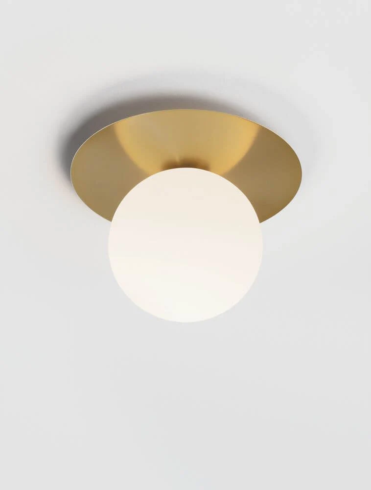 Indigo Deckenleuchte Gold, Weiß