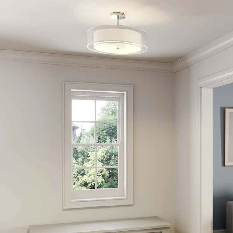 B-Ware Lindby Deckenleuchte Pikka LED Lampe Leuchte dimmbar weiß Ø50cm 3-flammig