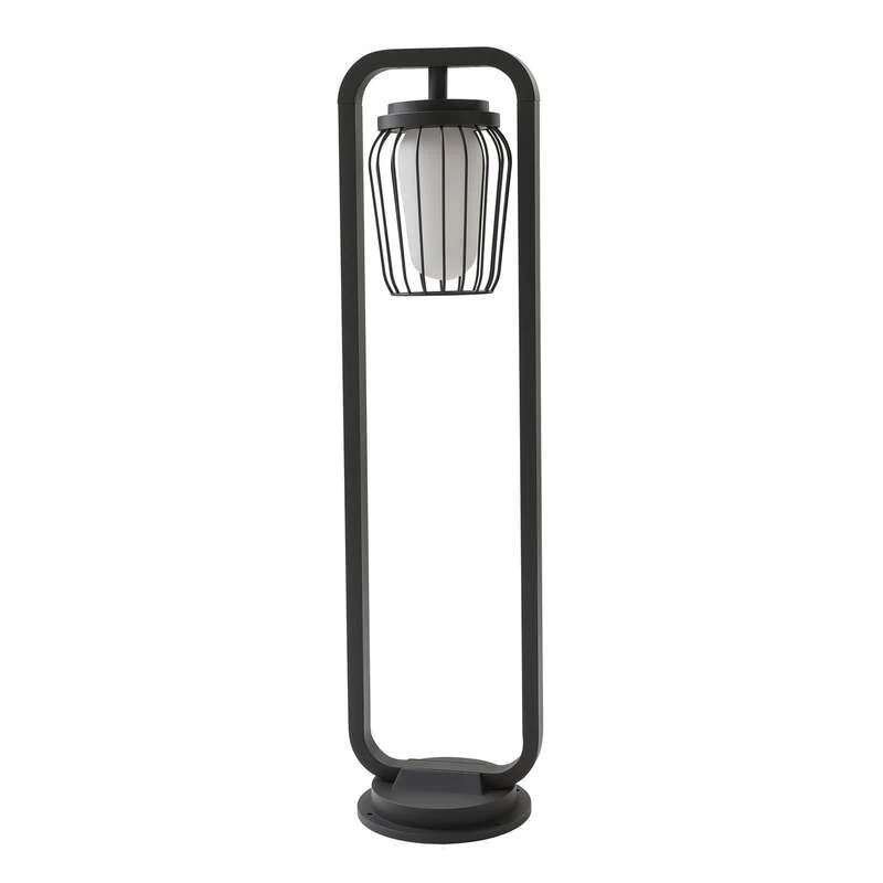 B-Ware Lucande Wegeleuchte Chandan LED Gartenleuchte dimmbar anthrazit 90cm Aluminium