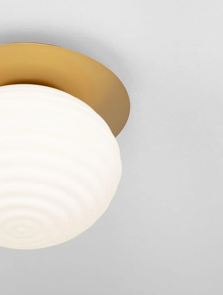 Allen Deckenleuchte E27 Gold, Weiß