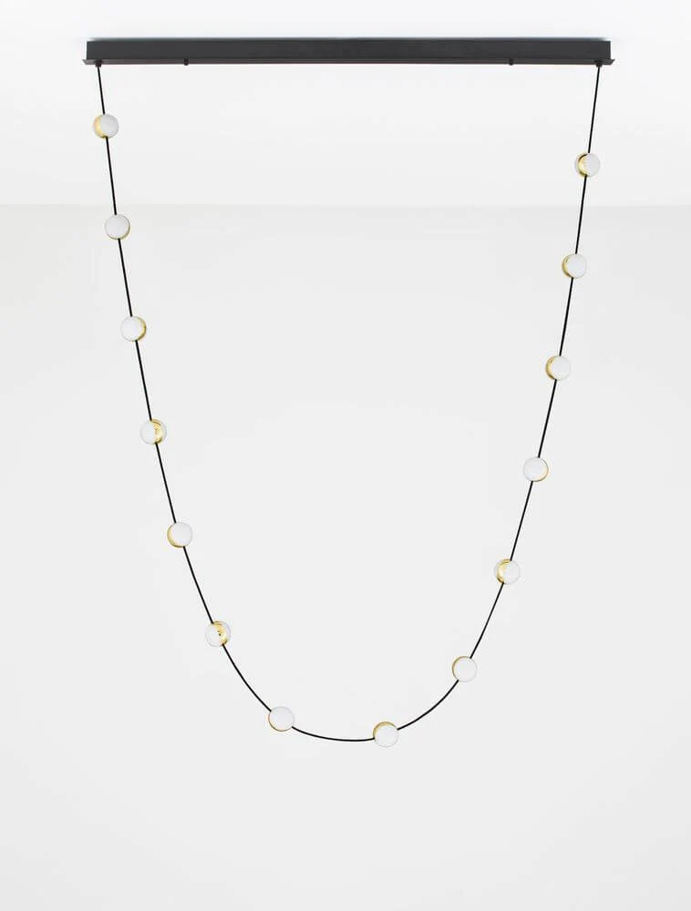 Alcinoe LED Pendelleuchte 3000K Schwarz, Gold