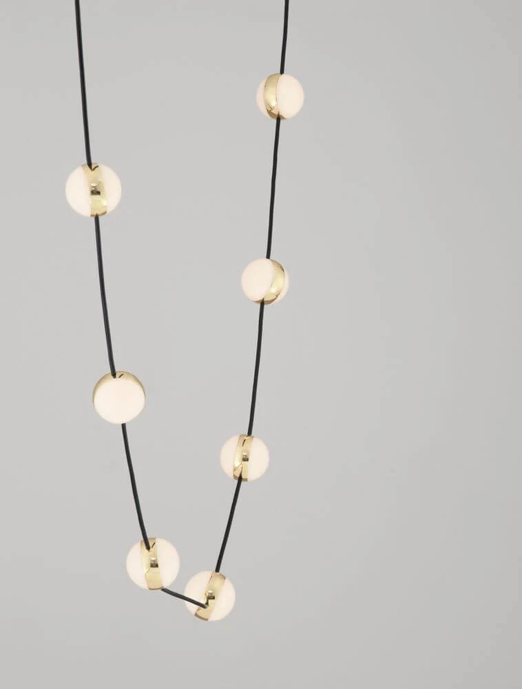 Alcinoe LED Pendelleuchte 3000K Schwarz, Gold