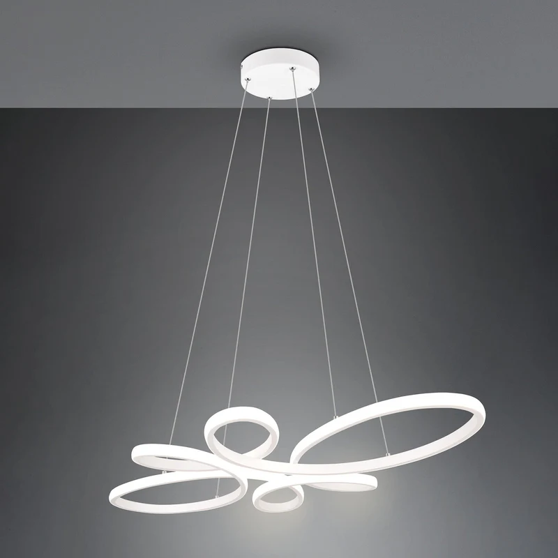 B-Ware TRIO LIGHTING Pendelleuchte Hängelampe Fly weiß matt Leuchte Lampe Beleucht366