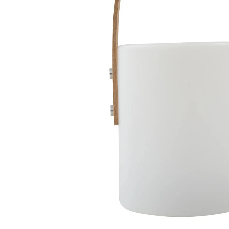 B-Ware Lindby LED Akku Außentischleuchte Juria Gartenleuchte dimmbar IP44 weiß 35,5cm