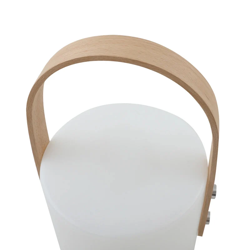 B-Ware Lindby LED Akku Außentischleuchte Juria Gartenleuchte dimmbar IP44 weiß 35,5cm