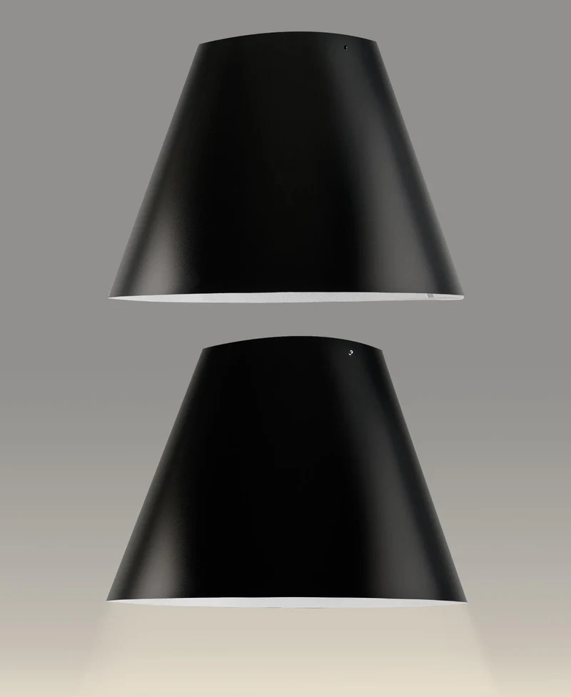 B-Ware Luceplan Costanzina Lampenschirm für D13pi/1/2 liquorice black Stehleuchte