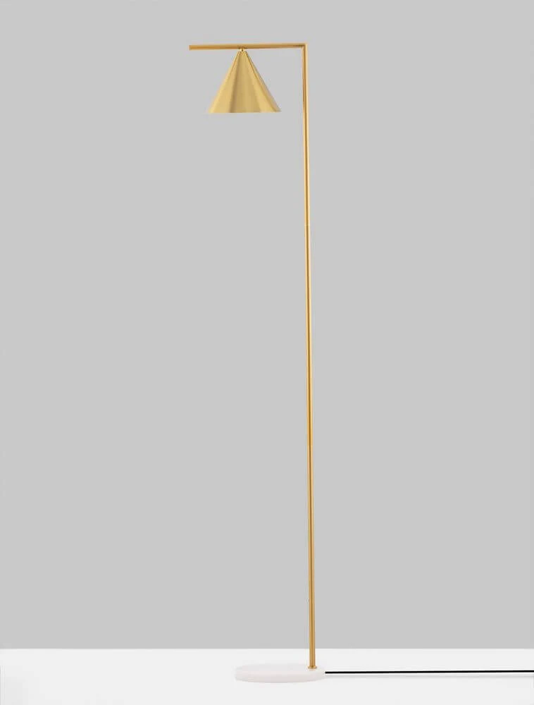 Sway Stehlampe Gold, Weiß