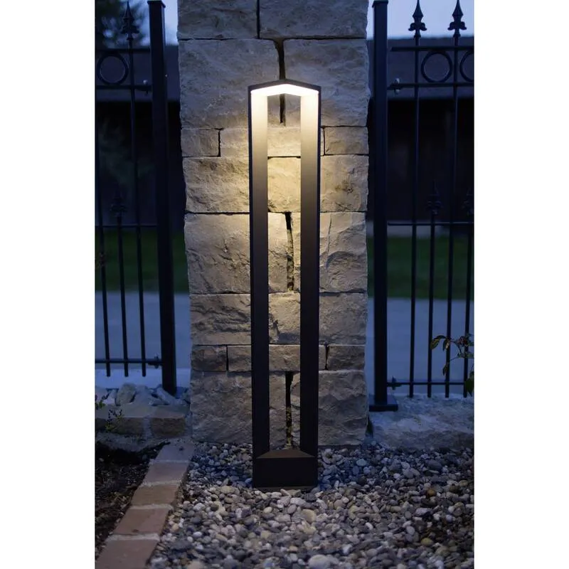 D-Ware Heitronic LED Außenstandleuchte Bonita 10W Gartenlampe anthrazit 100cm IP54