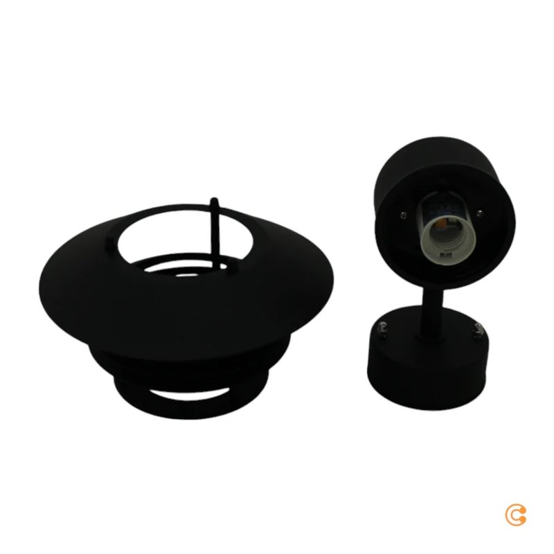 B-Ware Nordlux Außenwandleuchte Vejers LED Gartenlampe Wandleuchte dimmbar schwarz IP54