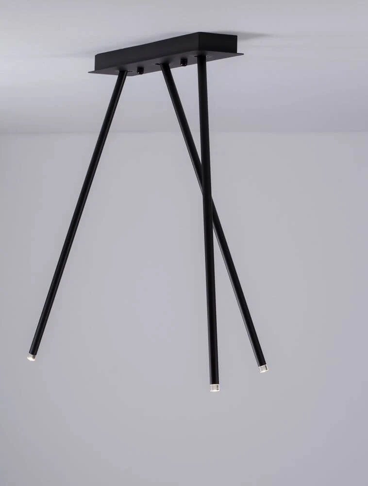 Stilvi Deckenleuchte 3-flammig 3000K Schwarz
